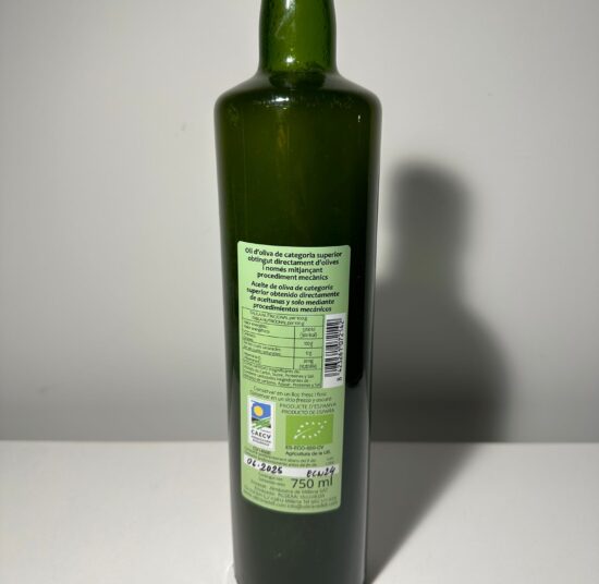 Aceite de Oliva Virgen Extra Ecológico 750 ml