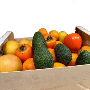 Paquete de Fruta Mixta 7 - Naranjas, Mandarinas, Pomelo, Kaki y Aguacates