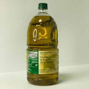 Aceite de la Cooperativa de Beniatjar en botella de 2 litros